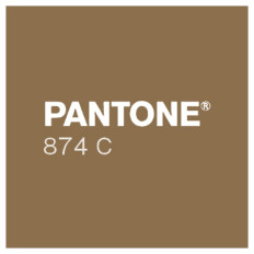 Slika izdelka: Barva Sun Chemical Pantone Metallic Gold 874 / 1,5 kg