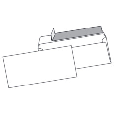 Slika izdelka: Kuverta 110 x 230 mm 80 g ABT STRIP Amerikanka / 1000 kos